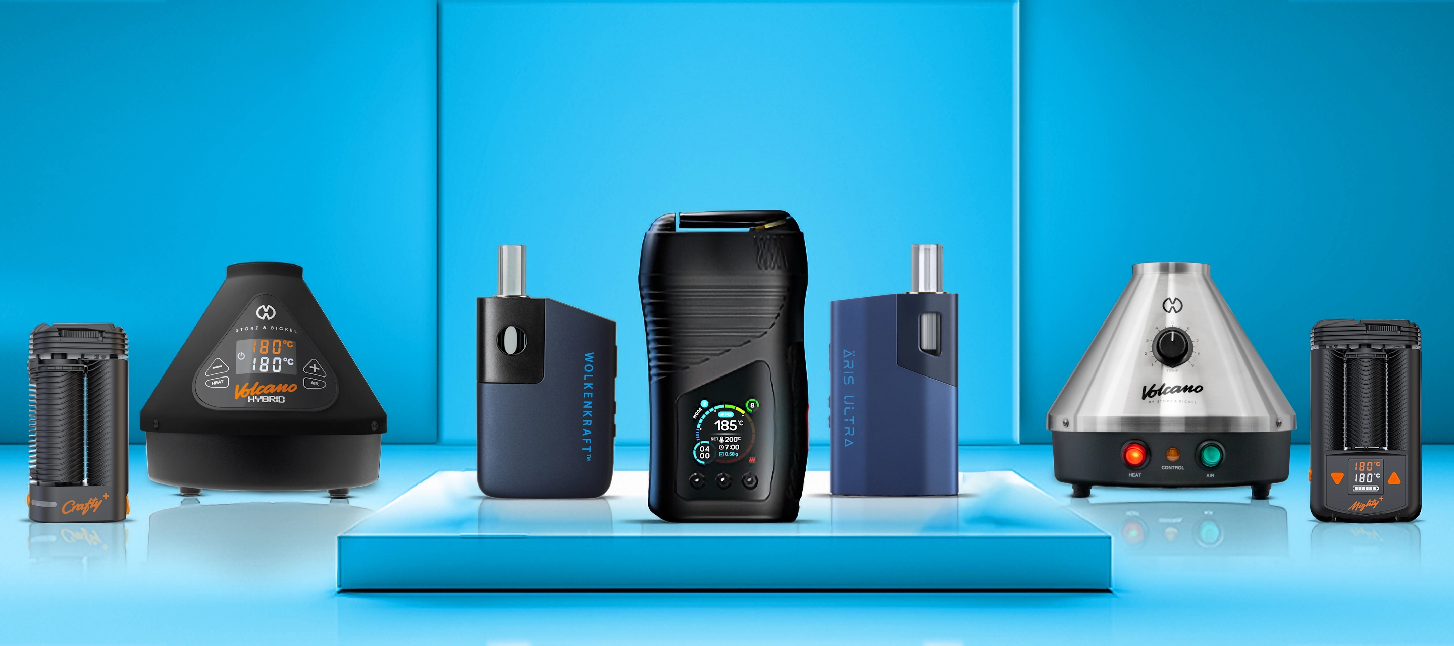Besten Vaporizer von Wolkenkraft, Arizer Storz und Bickel,