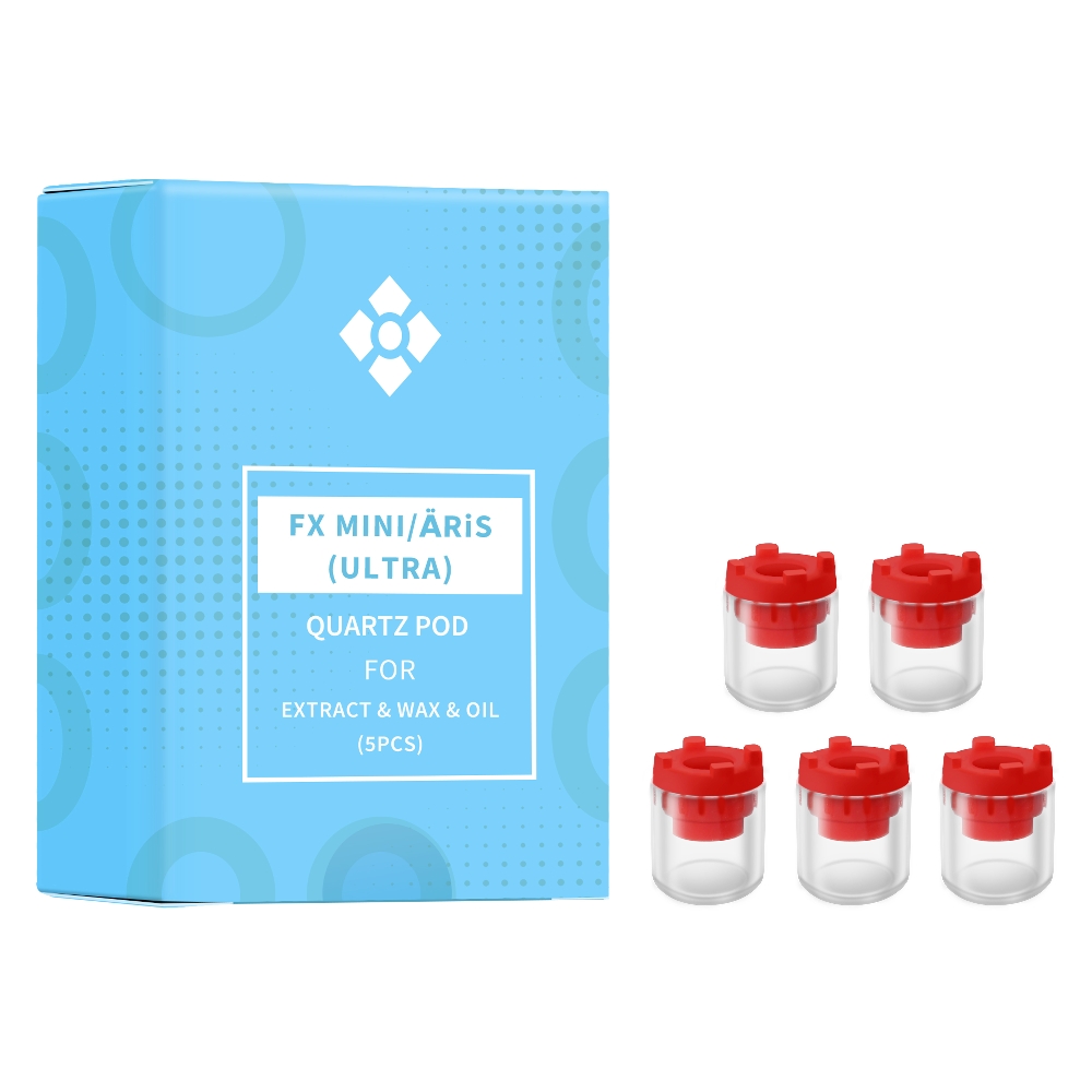 WOLKENKRAFT FX MINI | ÄRiS (ULTRA) Quartz Kapsel für Extrakte/Wachse/Öle - 5 Stück-Box WOLKENKRAFT FX MINI | ÄRiS (ULTRA) Quartz Kapsel für Extrakte/Wachse/Öle - 5 Stück-Box