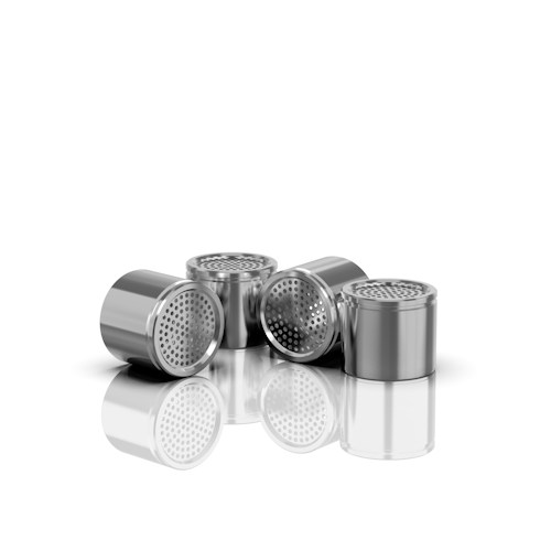 Norddampf Relict Stainless Steel Dosing Capsules - 4 Pieces Norddampf Relict Stainless Steel Dosing Capsules - 4 Pieces
