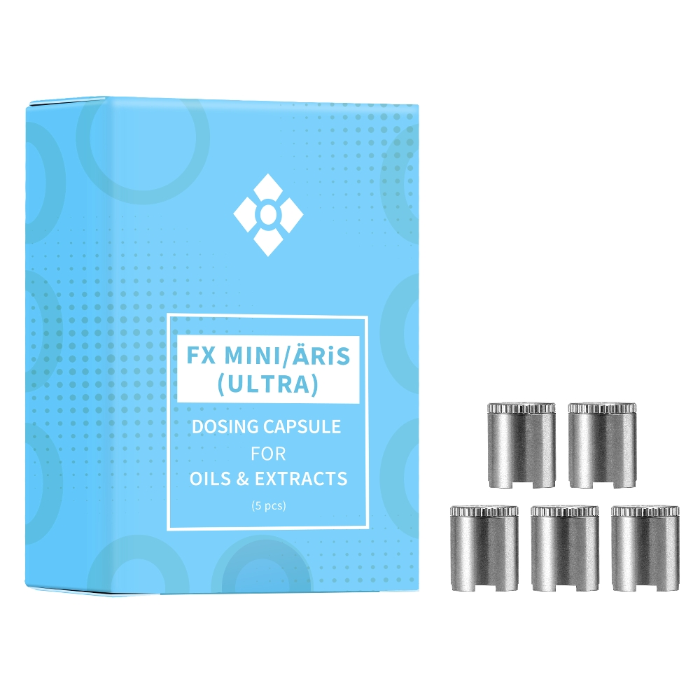 WOLKENKRAFT FX MINI | ÄRiS (ULTRA) Dosierkapsel für Öle & Konzentrate - 5 Stück-Box WOLKENKRAFT FX MINI | ÄRiS (ULTRA) Dosierkapsel für Öle & Konzentrate - 5 Stück-Box