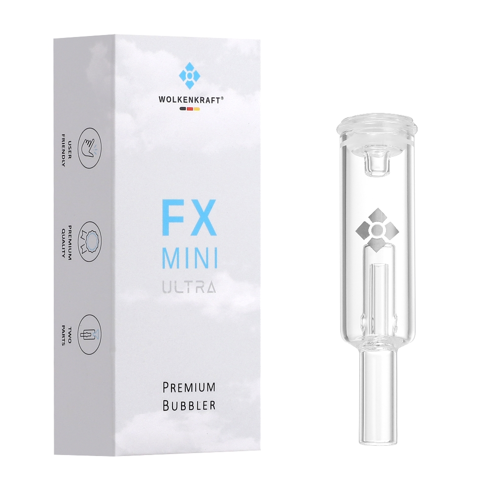 WOLKENKRAFT FX MINI (ULTRA) Bubbler (Wasserfilter) *zweiteilig* WOLKENKRAFT FX MINI (ULTRA) Bubbler (Wasserfilter) *zweiteilig*