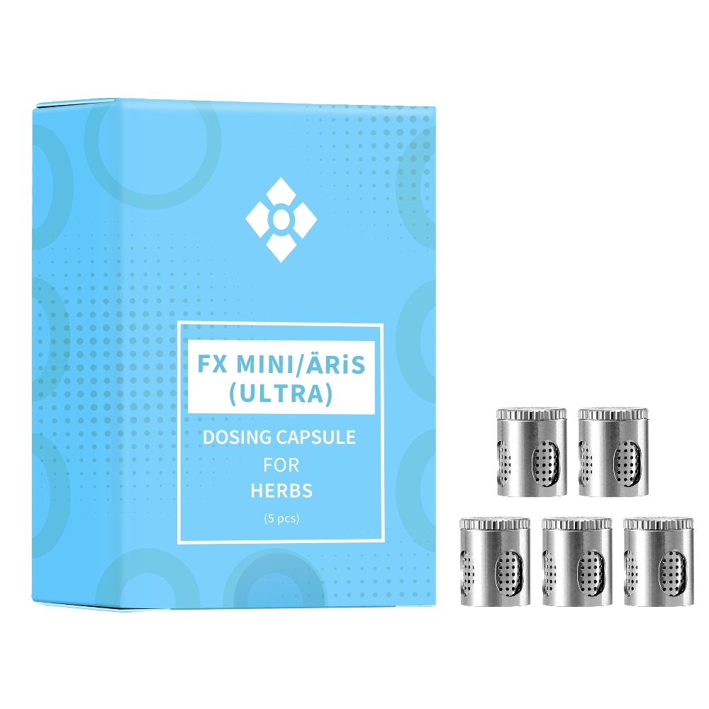 WOLKENKRAFT FX MINI | ÄRiS (ULTRA) Dosierkapsel für Kräuter - 5 Stück-Box WOLKENKRAFT FX MINI | ÄRiS (ULTRA) Dosierkapsel für Kräuter - 5 Stück-Box