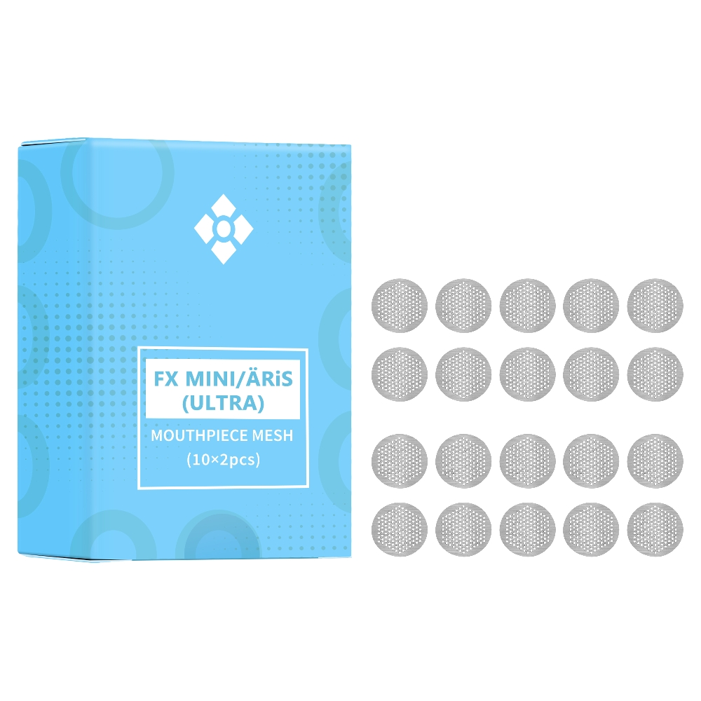 WOLKENKRAFT FX MINI (ULTRA) | ÄRiS (ULTRA) Mundstück-Siebe - 10 x 2 Stück-Box WOLKENKRAFT FX MINI (ULTRA) | ÄRiS (ULTRA) Mundstück-Siebe - 10 x 2 Stück-Box