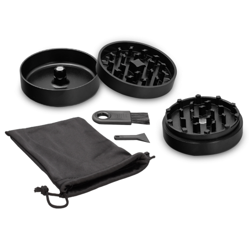 Cuboo Aluminium Ultra Grinder (3-tlg. - 62 mm) *Schwarz* Cuboo Aluminium Ultra Grinder (3-tlg. - 62 mm) *Schwarz*