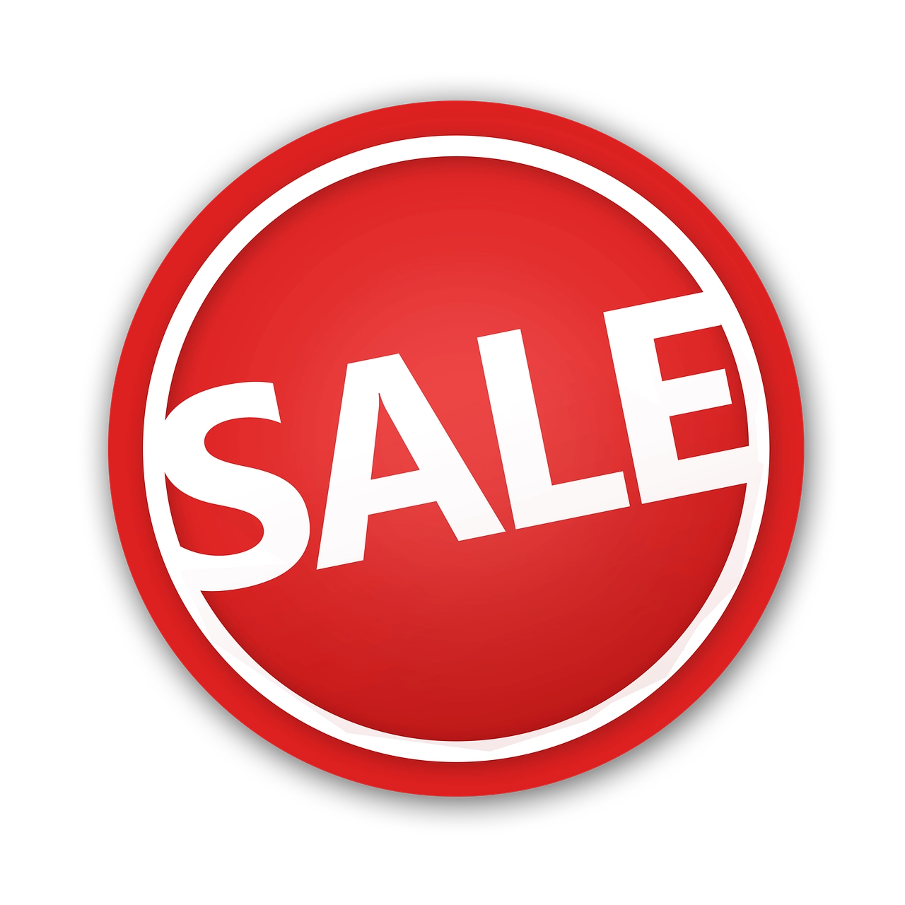 sale Rotes "SALE" Kreis-Schild auf schwarzem Hintergrund für Vaporizer Angebote.