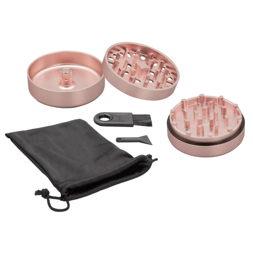 Cuboo Aluminium Ultra Grinder (3-tlg. - 62 mm) *Rosé* Cuboo Aluminium Ultra Grinder (3-tlg. - 62 mm) *Rosé*