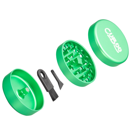 Cuboo Aluminium Ultra Grinder (3-tlg. - 62 mm) *Grün* Cuboo Aluminium Ultra Grinder (3-tlg. - 62 mm) *Grün*
